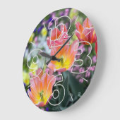 Grande Horloge Ronde Tulips de golf (Angle)