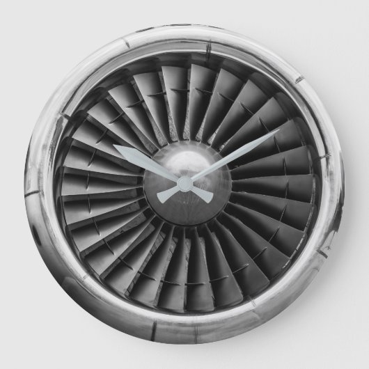 Grande Horloge Ronde Turbine moteur à réaction (Recto)