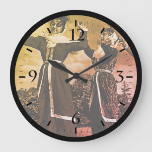 Grande Horloge Ronde Turquie Vintage Istanbul danse turque