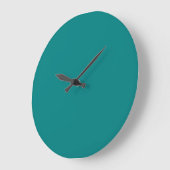 Grande Horloge Ronde Turquoise (Angle)