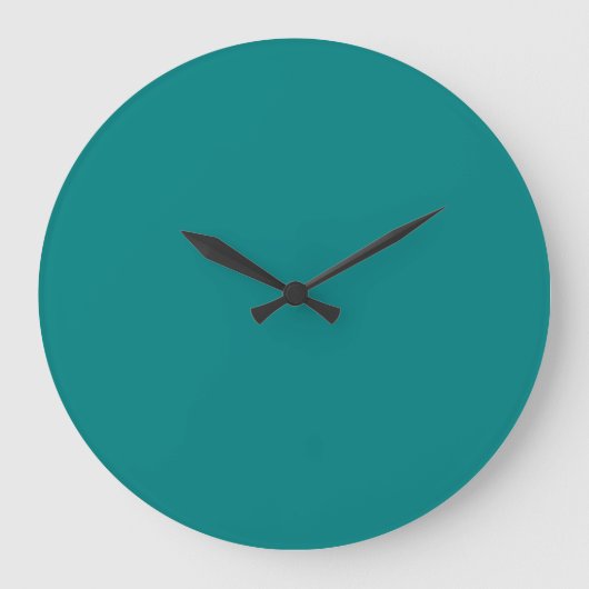 Grande Horloge Ronde Turquoise (Recto)