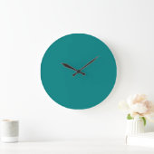 Grande Horloge Ronde Turquoise (Maison)