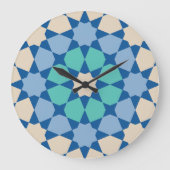 Grande Horloge Ronde Turquoise Tranquility pattern (Recto)