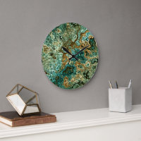 Turquoise Turquoise Or Brown Minéraux Marbre Motif