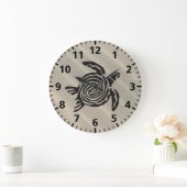 Grande Horloge Ronde Turtle Beach Shabby Chic (Maison)