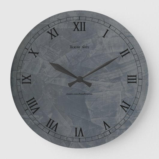 Grande Horloge Ronde Tuscan Slate (Recto)