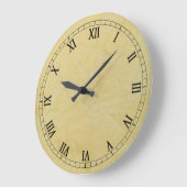 Grande Horloge Ronde Tuscan Sun Faux Finish (Angle)