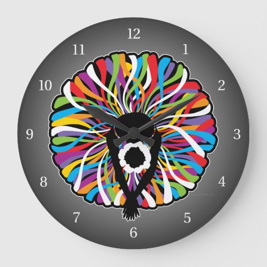 Grande Horloge Ronde Tutu Elegant (Danseur de Ballet) (Recto)