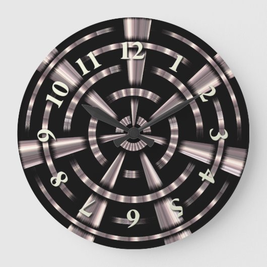 Grande Horloge Ronde Tuyaux en vapeur (Recto)