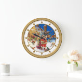 Grande Horloge Ronde 'Twas the Night Before Christmas (Maison)