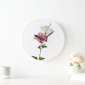 Grande Horloge Ronde Twin Hibiscus Elegance Blush & Ivory Bloom Harmony (Maison)