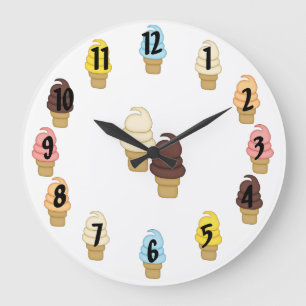 Grande Horloge Ronde Twist Cones