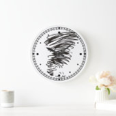 Grande Horloge Ronde Twister (Maison)