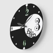 Grande Horloge Ronde Type moderne (Angle)