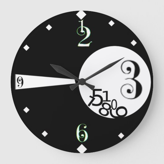Grande Horloge Ronde Type moderne (Recto)