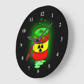 Grande Horloge Ronde Un baril de Toxic Waste (Angle)