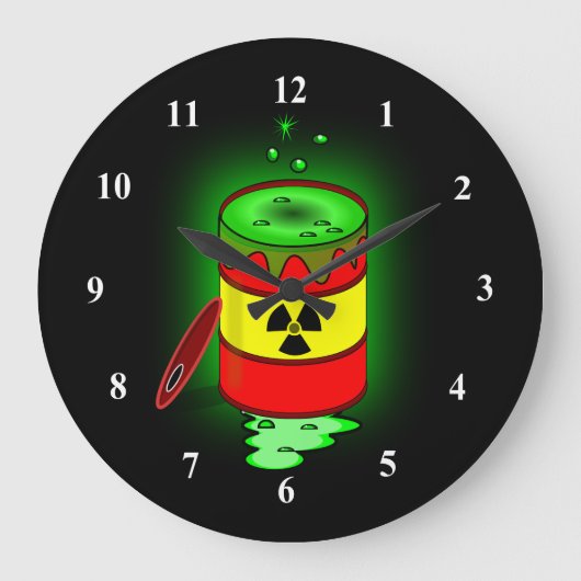 Grande Horloge Ronde Un baril de Toxic Waste (Recto)