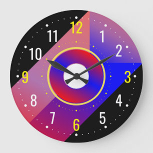 Grande Horloge Ronde Un design élégant et attrayant - moderne