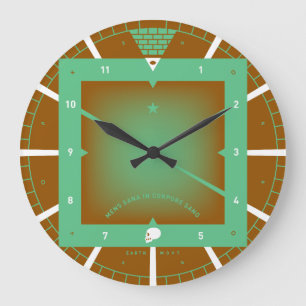 Grande Horloge Ronde Un esprit sain dans un corps sain