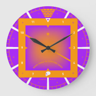 Grande Horloge Ronde Un esprit sain dans un corps sain