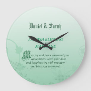 Grande Horloge Ronde Un Mariage irlandais qui félicite