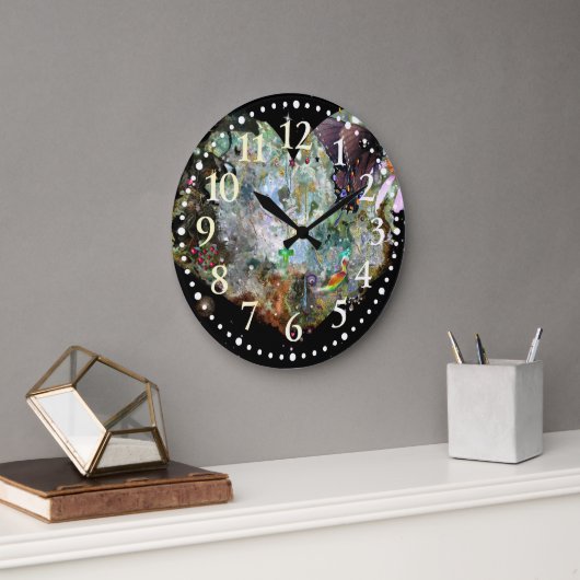 Grande Horloge Ronde Un Monde À Vous (Bureau)
