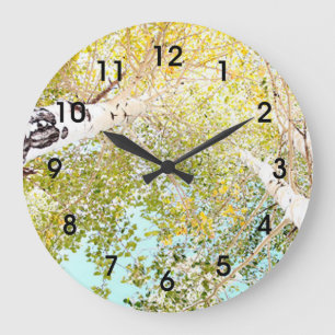 Grande Horloge Ronde Un morceau du ciel