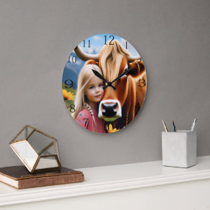 Grande Horloge Ronde **"Une obligation des Highlands : un enfant et sa
