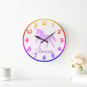 Grande Horloge Ronde Unicorn (Maison)