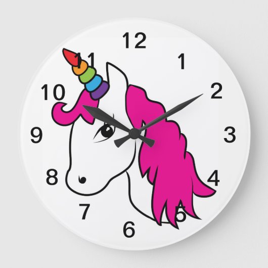 Grande Horloge Ronde Unicorn Wall (Recto)