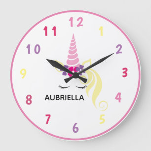 Grande Horloge Ronde Unicorne