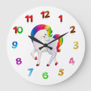 Grande Horloge Ronde Unicorne