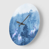 Grande Horloge Ronde Unicorns in the mist (Angle)