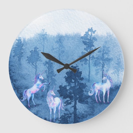 Grande Horloge Ronde Unicorns in the mist (Recto)