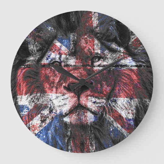 Grande Horloge Ronde Union Jack Lion (Recto)