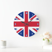 Grande Horloge Ronde Union Jack Wall Clock (Maison)