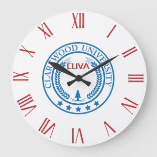 GRANDE HORLOGE RONDE UNIVERSITÉ DE CLAREWOOD ROMAINE