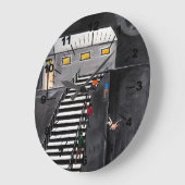 Grande Horloge Ronde Unnecessary Steps Painting by Alfred Fox (Angle)