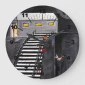 Grande Horloge Ronde Unnecessary Steps Painting by Alfred Fox (Recto)