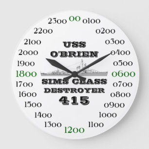 Grande Horloge Ronde USS O'Brien (DD-415)