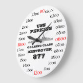 GRANDE HORLOGE RONDE USS PERKINS (DD/DDR-877) (Angle)