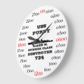 Grande Horloge Ronde USS Purdy (DD-734) (Angle)