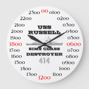 Grande Horloge Ronde USS Russell (DD-414)