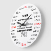 Grande Horloge Ronde USS Southerland (DD/DDR 743) (Angle)