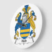 Grande Horloge Ronde Va chercher Family Crest (Angle)