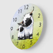 Grande Horloge Ronde Valais Blacknose Sheep  (Angle)
