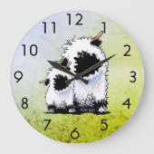 Grande Horloge Ronde Valais Blacknose Sheep  (Recto)
