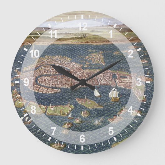 GRANDE HORLOGE RONDE VENICE : MAP, 16TH CENTURY (Recto)