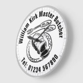 Grande Horloge Ronde Ventes de viande maître (Angle)