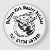 Grande Horloge Ronde Ventes de viande maître (Recto)